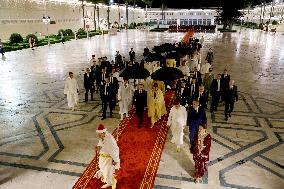 State Dinner in Honor of President Macron At Royal Palace - Rabat