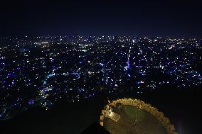 Illuminated Jaipur City On Diwali Festival