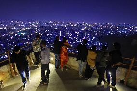 Illuminated Jaipur City On Diwali Festival