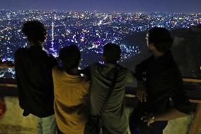 Illuminated Jaipur City On Diwali Festival