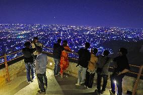 Illuminated Jaipur City On Diwali Festival