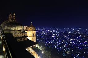 Illuminated Jaipur City On Diwali Festival