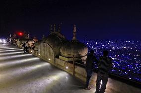 Illuminated Jaipur City On Diwali Festival