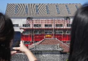 Reconstruction of Shuri Castle in Okinawa