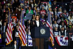 Kamala Harris Campaign Rally On The Ellipse