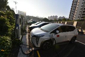 A Street Charging Station in Fuyang