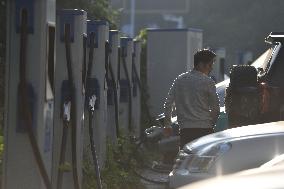 A Street Charging Station in Fuyang