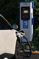 A Street Charging Station in Fuyang