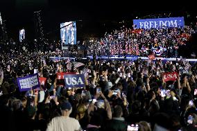 Kamala Harris Campaign Rally On The Ellipse