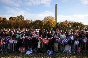 Kamala Harris Campaign Rally On The Ellipse