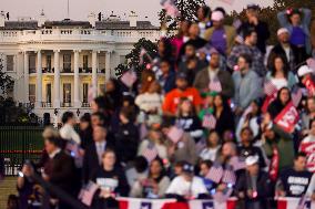 Kamala Harris Campaign Rally On The Ellipse