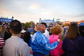 Kamala Harris Campaign Rally On The Ellipse