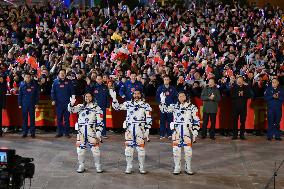 China Launches 3 Astronauts To Tiangong Space Station