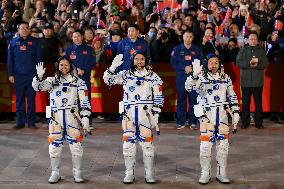 China Launches 3 Astronauts To Tiangong Space Station