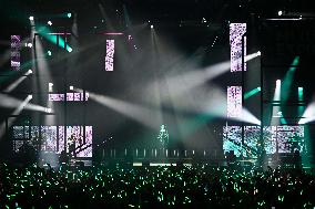 Hatsune Miku Performs At The Zenith - Paris