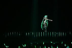 Hatsune Miku Performs At The Zenith - Paris