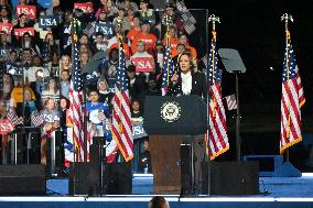 Vice President Kamala Harris Delivered Closing Argument Campaign Rally Address In Washington DC