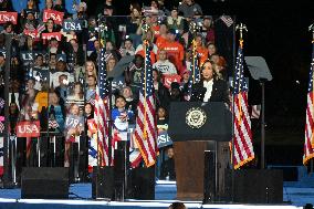 Vice President Kamala Harris Delivered Closing Argument Campaign Rally Address In Washington DC