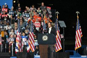 Vice President Kamala Harris Delivered Closing Argument Campaign Rally Address In Washington DC