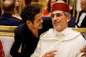 State Dinner in Honor of President Macron At Royal Palace - Rabat