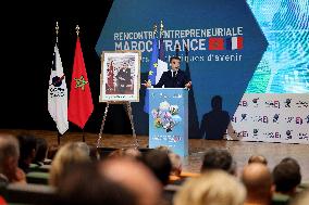 Macron Visits The University Of Rabat - Morocco