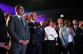 Macron Visits The University Of Rabat - Morocco