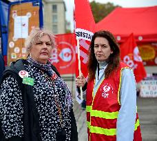 Health and CGT Sanofi Inter-Union Rally - Paris