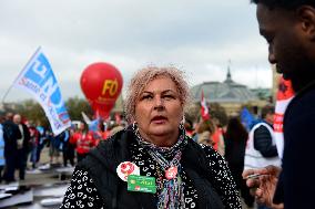 Health and CGT Sanofi Inter-Union Rally - Paris