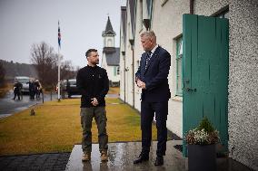 Zelensky Attends Nordic Council Meeting - Reykjavik