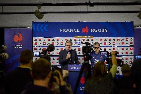 Rugby XV de France Training session - Marcoussis