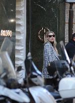 Barbara Berlusconi Leaving Armani - Milan