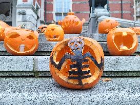 Halloween Decorations In Gdansk,  Poland