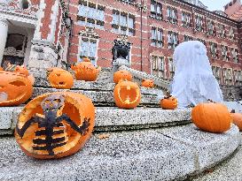 Halloween Decorations In Gdansk,  Poland