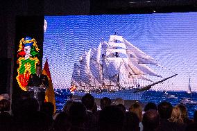 Presentation Of The XCVII Training Cruise Of The Training Ship "Juan Sebastián De Elcano" At Naval Museum Of Madrid