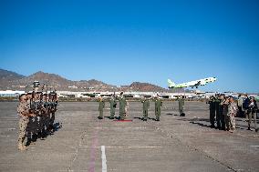 King Felipe VI At The Gando Air Base - Canary Islands