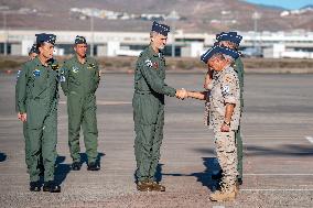 King Felipe VI At The Gando Air Base - Canary Islands