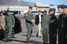 King Felipe VI At The Gando Air Base - Canary Islands