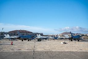 King Felipe VI At The Gando Air Base - Canary Islands