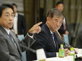 Japan PM Ishiba at gov't panel meeting