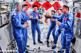 China Launches 3 Astronauts To Tiangong Space Station