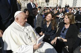 Pope Francis Wednesday Audience - Vatican