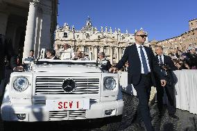 Pope Francis Wednesday Audience - Vatican