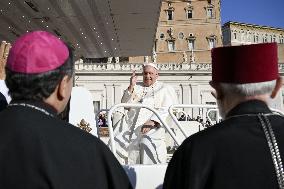 Pope Francis Wednesday Audience - Vatican