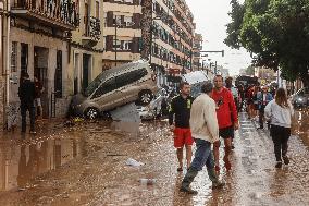 Search Missing Persons and Debris Removal After Floods - Spain