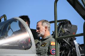 King Felipe VI At The Gando Air Base - Canary Islands