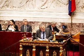 Discussion Of The Social Security Finance Bill At The National Assembly, In Paris