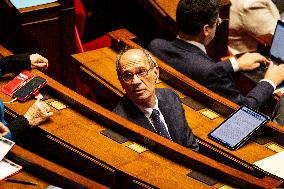 Discussion Of The Social Security Finance Bill At The National Assembly, In Paris