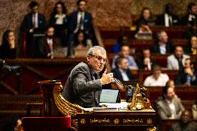 Discussion Of The Social Security Finance Bill At The National Assembly, In Paris