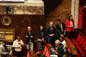 Discussion Of The Social Security Finance Bill At The National Assembly, In Paris