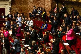 Discussion Of The Social Security Finance Bill At The National Assembly, In Paris